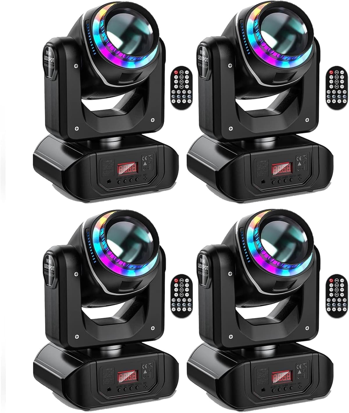 U`King Moving Head 108W - Luz móvil DJ con 10 gobos, prisma 18 caras y 7 colores 05200