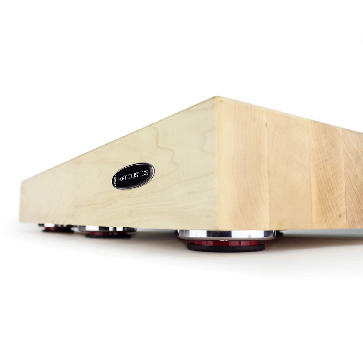 IsoAcoustics Delos 2216M2 butcher block para aislamiento de tocadiscos 22 x 16 x 3 in maple DELOS Series