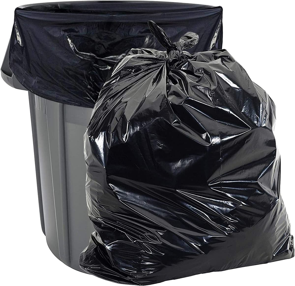 Aluf Plastics Bolsas de Basura 55 Gallon Heavy Duty 1.5 MIL EQ - 35" x 55" (1 Pallet: 140 Cajas, 7000 unidades) COMM 55G 1.35M