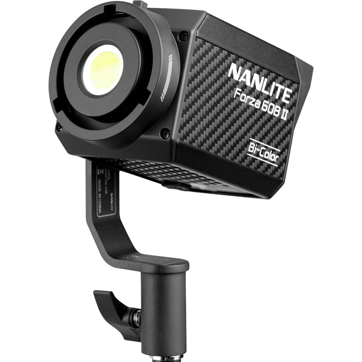Nanlite Forza 60B II Spotlight incl. reflector, AC, empuñadura de batería DC, adaptador Bowens y estuche