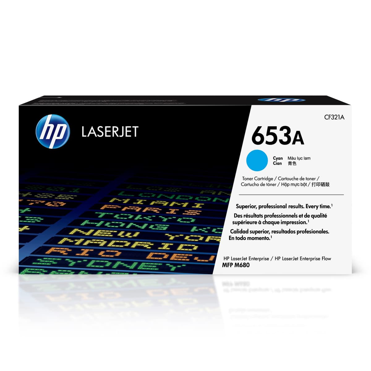 HP 653A Cyan Toner Cartridge | CF321A