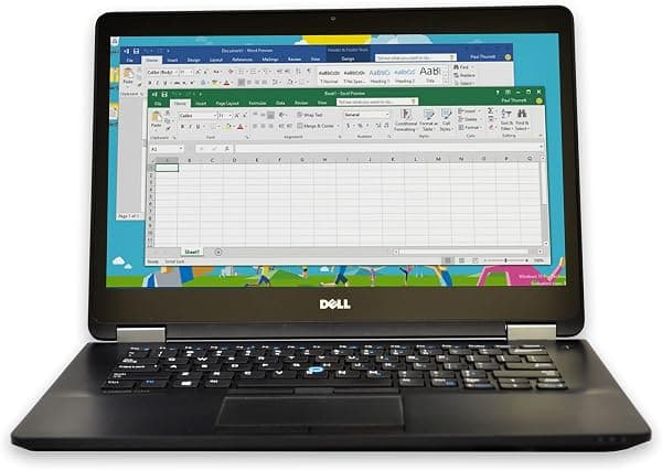 Dell Latitude E7470 14" notebook clase empresarial, Intel Core i5 6300U 2.4Ghz, 16GB DDR4, 256GB M.2 SSD, HDMI, cámara web, Windows 10 (reacondicionado)