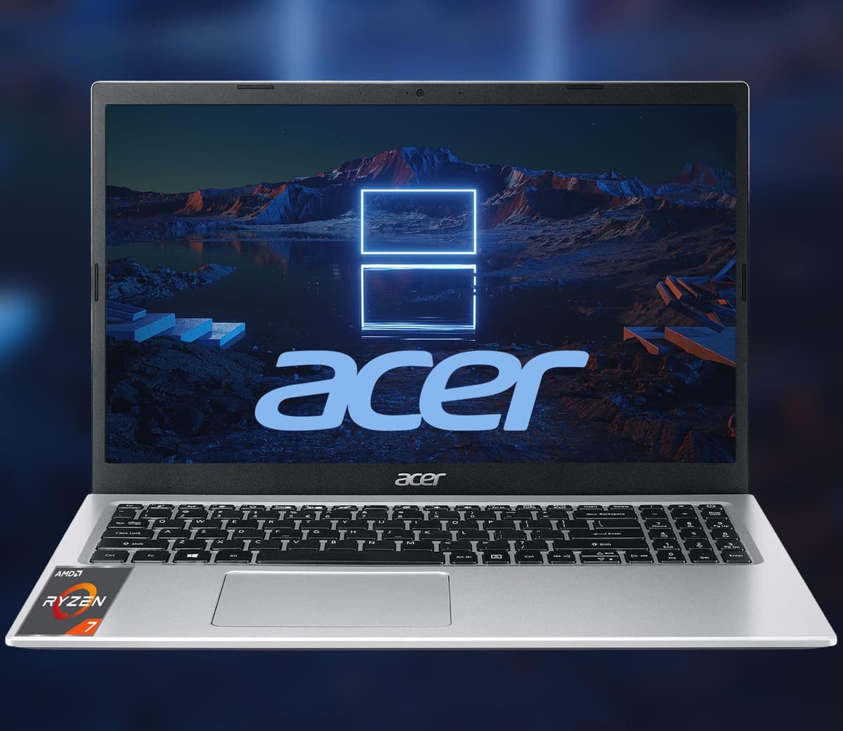 Acer Aspire 3 Laptop, pantalla FHD de 15,6" 1920 x 1080, 16 GB RAM, SSD 512 GB, procesador AMD Ryzen 7, Windows 11 Pro, teclado retroiluminado, WiFi 6, cámara HD, hasta 8 horas de batería