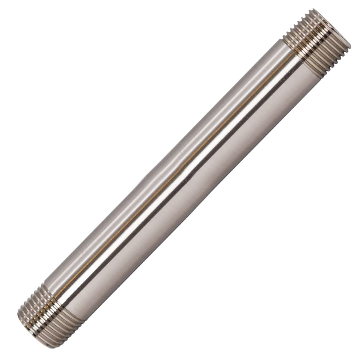 Westbrass D12106-50-07 ½” x 6" IPS Niple de Latón, Satin Nickel (50-Pack)