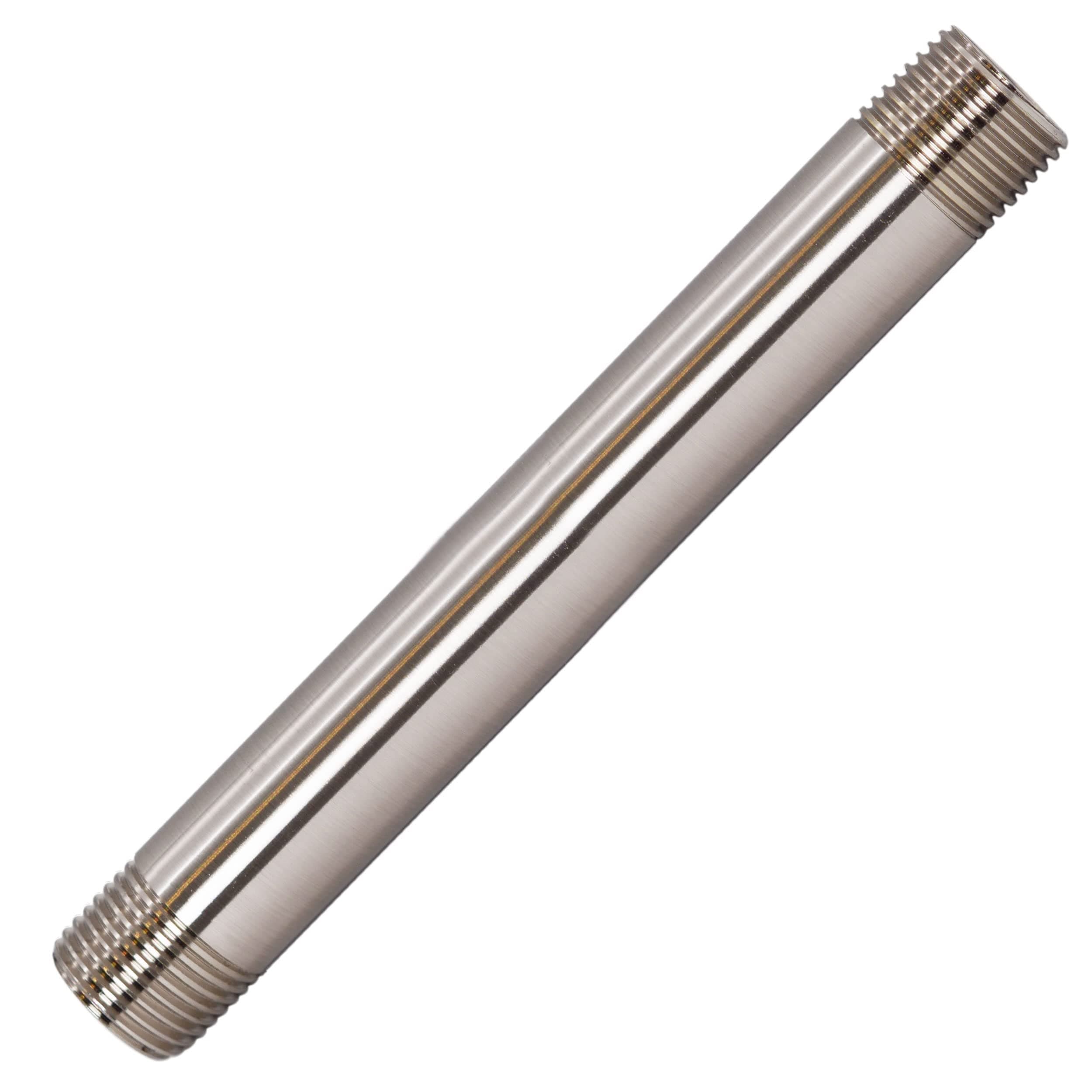 Westbrass D12106-50-07 ½” x 6" IPS Niple de Latón, Satin Nickel (50-Pack)