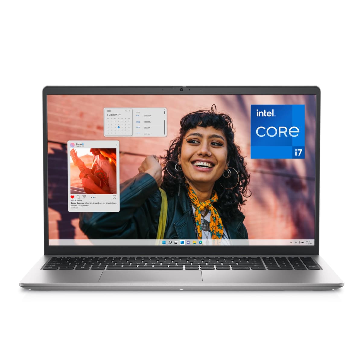 Laptop Dell Inspiron 3530 - Pantalla táctil FHD de 15.6" (1920x1080), Intel Core i7-1355U, 16GB RAM DDR4, SSD de 1TB, Gráficos Intel Iris Xe, Windows 11 Home - Plata Platino J9TGW