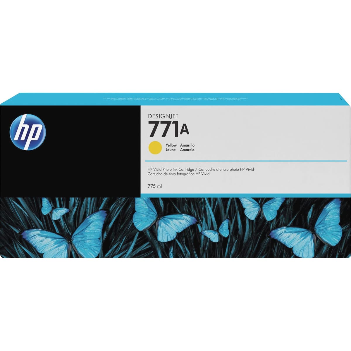 HP 771 (CE040A) - Cartucho amarillo de alto rendimiento para DesignJet B6Y18A
