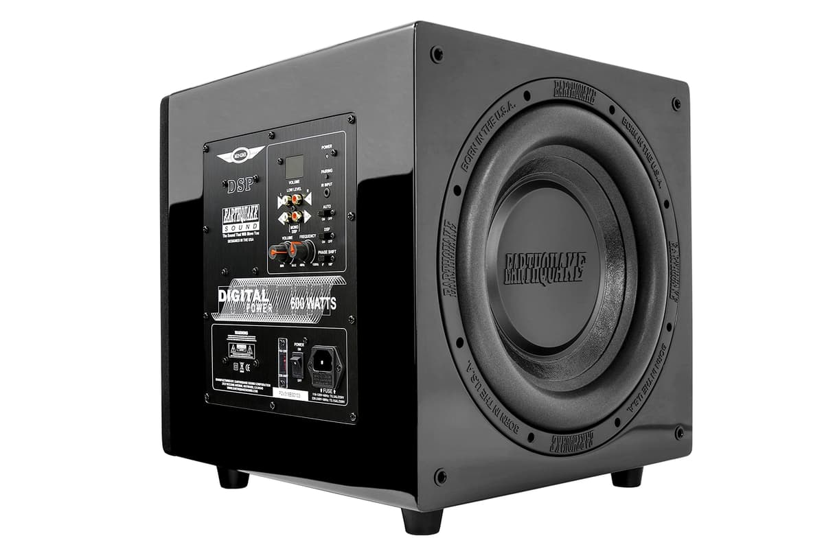 Earthquake MiniMe DSP P-10 Subwoofer Powered 10" con DSP y radiador SLAPS