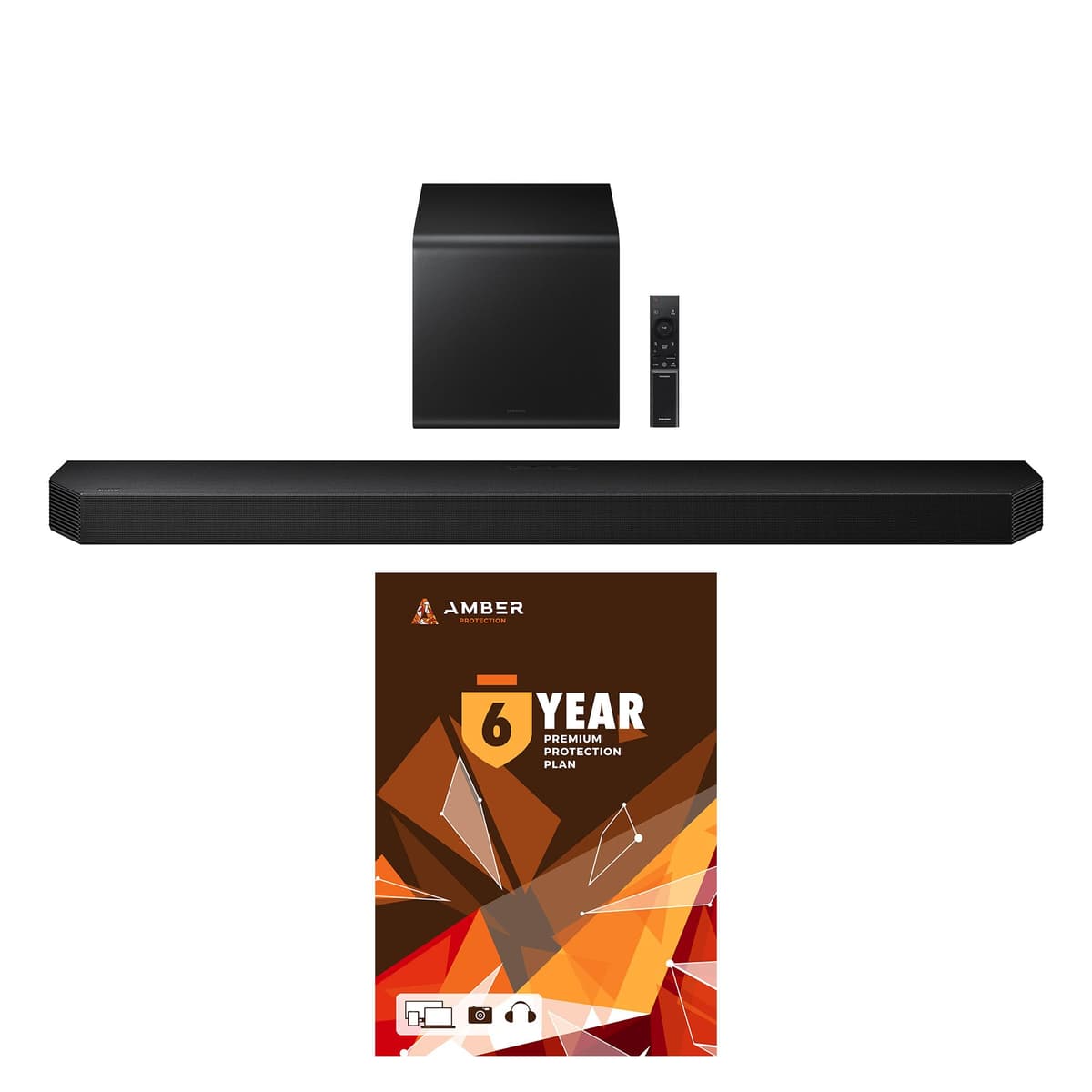 Samsung HW-Q800F Q Series Soundbar 5.1.2 con plan Amber Protection 6 años (2025) BNDL_HWQ800F-WRTY6-AMBER-SC