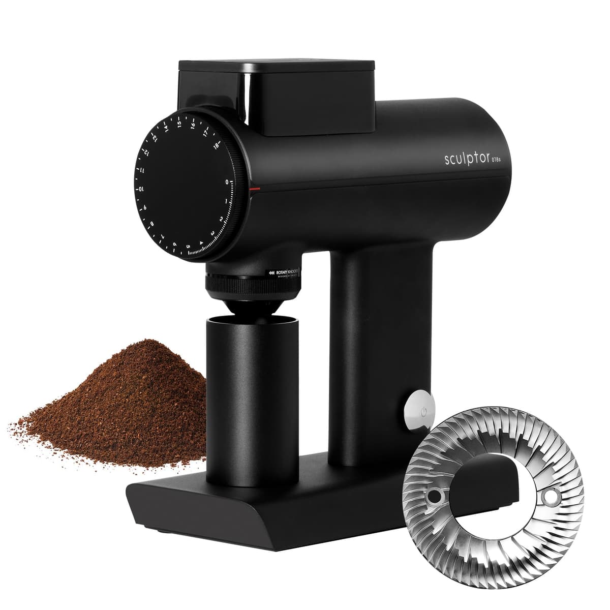 TIMEMORE Sculptor 078S molinillo eléctrico de muelas planas - negro