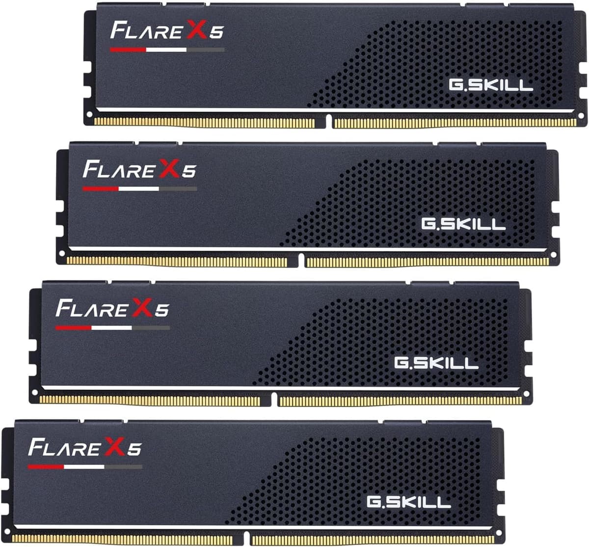 G.SKILL Flare X5 DDR5 256GB (4x64GB) 6000MT/s CL34 U-DIMM, Matte Black (F5-6000J3444F64GX4-FX5)