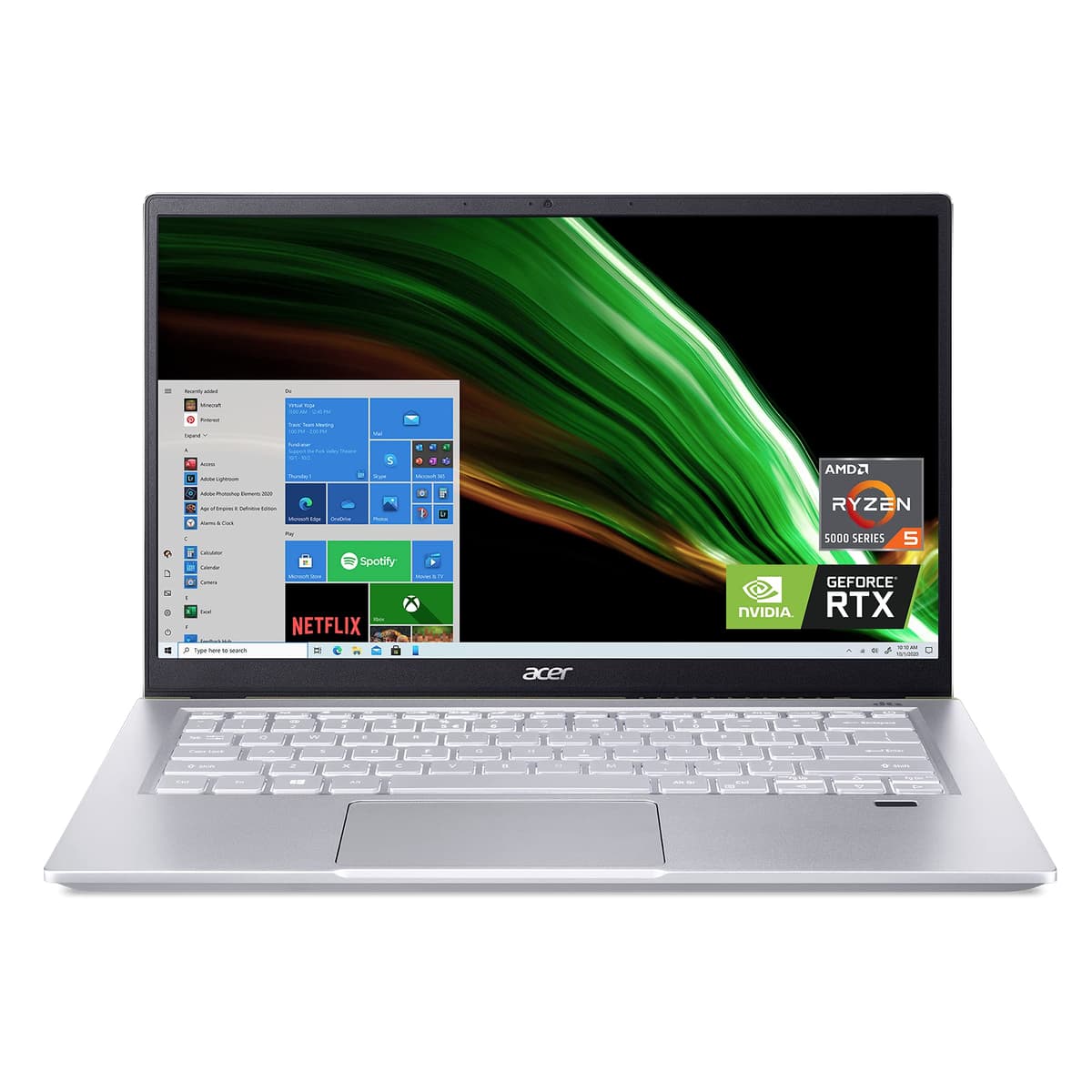acer Swift X SFX14-41G-R0SG Laptop Creator 14" FHD, Ryzen 5 5600U, RTX 3050, 8GB, 512GB NX.AU6AA.001