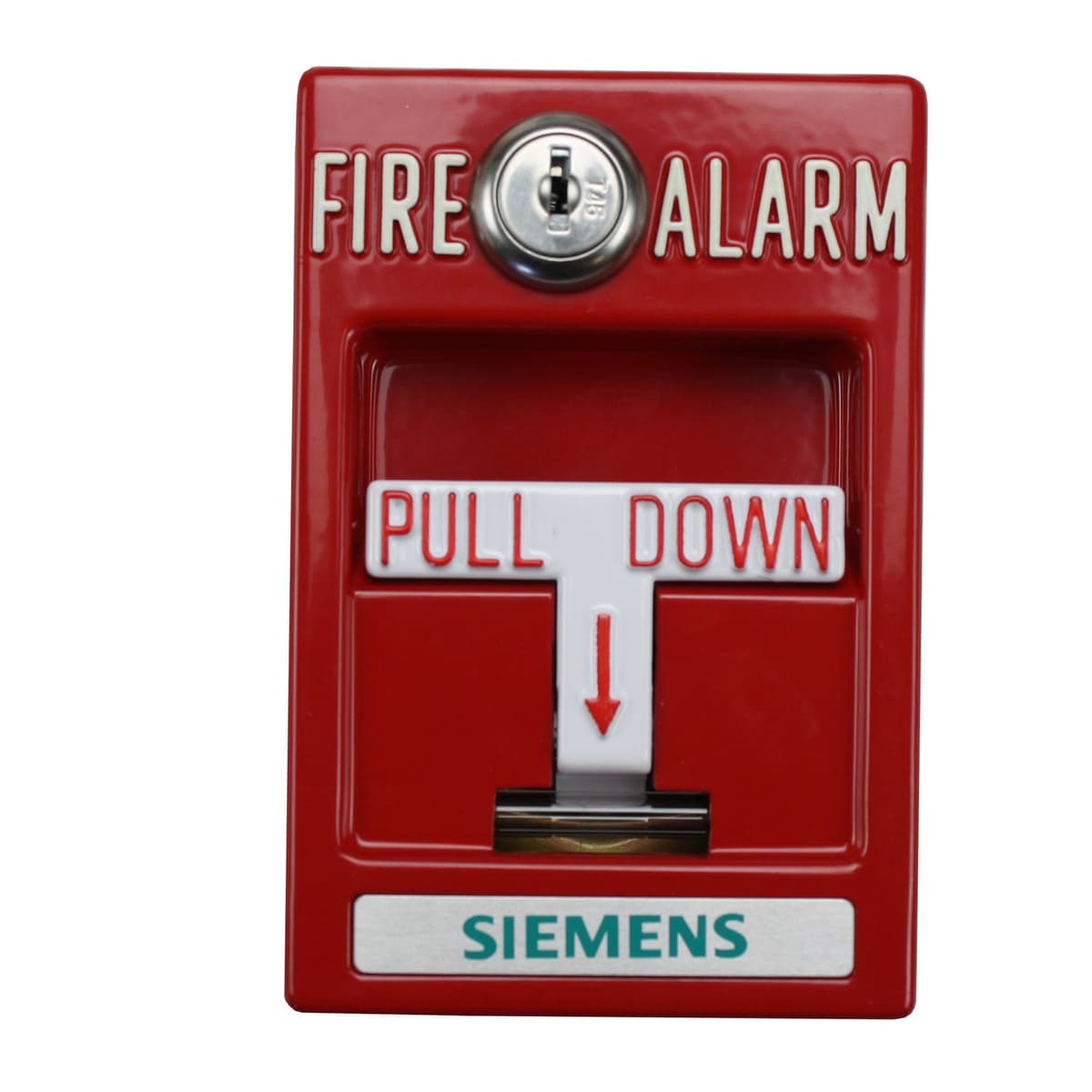 Siemens MSM-K-WP estación de alarma manual con llave, a prueba de intemperie