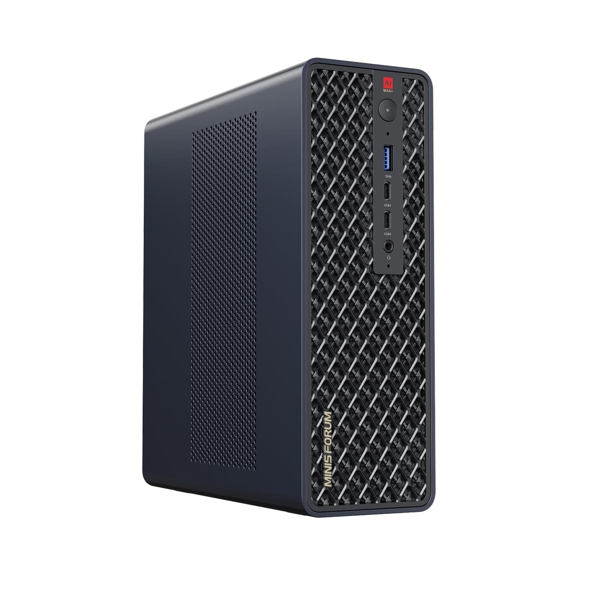 MINISFORUM Mini Workstation MS-S1 Max Procesador AMD Ryzen AI Max+ 395, 128GB RAM 2TB SSD Mini PC, HDMI|2xUSB4|2xUSB4 V2 Salida 8K, 2x10G RJ45|WiFi7|BT5.4, Gráficos AMD Radeon 8060S DeskMini