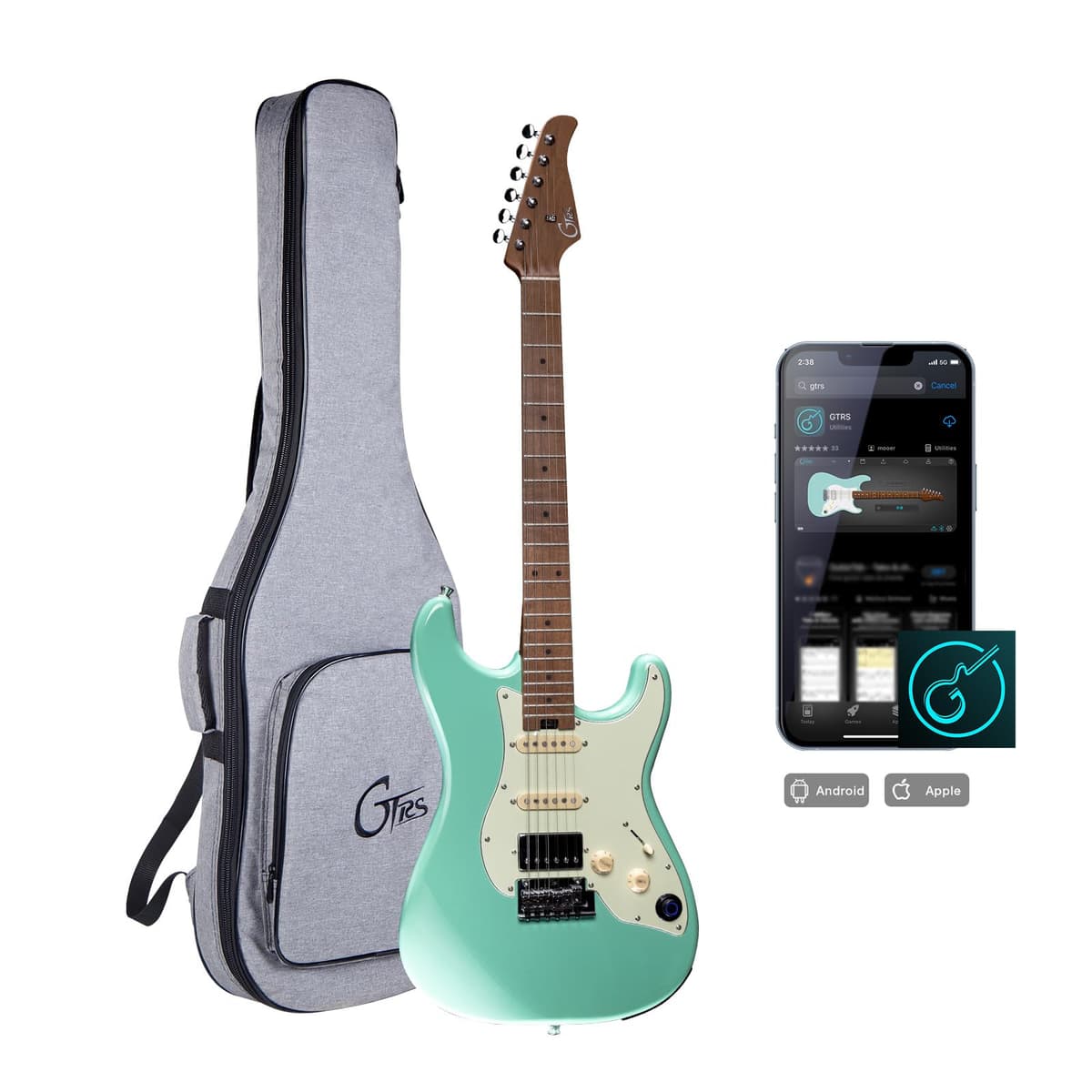 GTRS S801 Smart Electric Guitar Kit con Sistema de Efectos y Looper