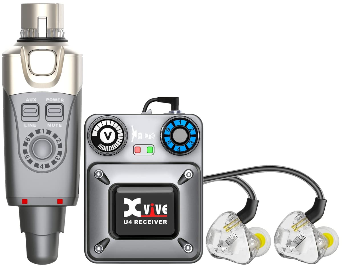 Xvive U4T9 Sistema IEM Inalámbrico con Auriculares T9