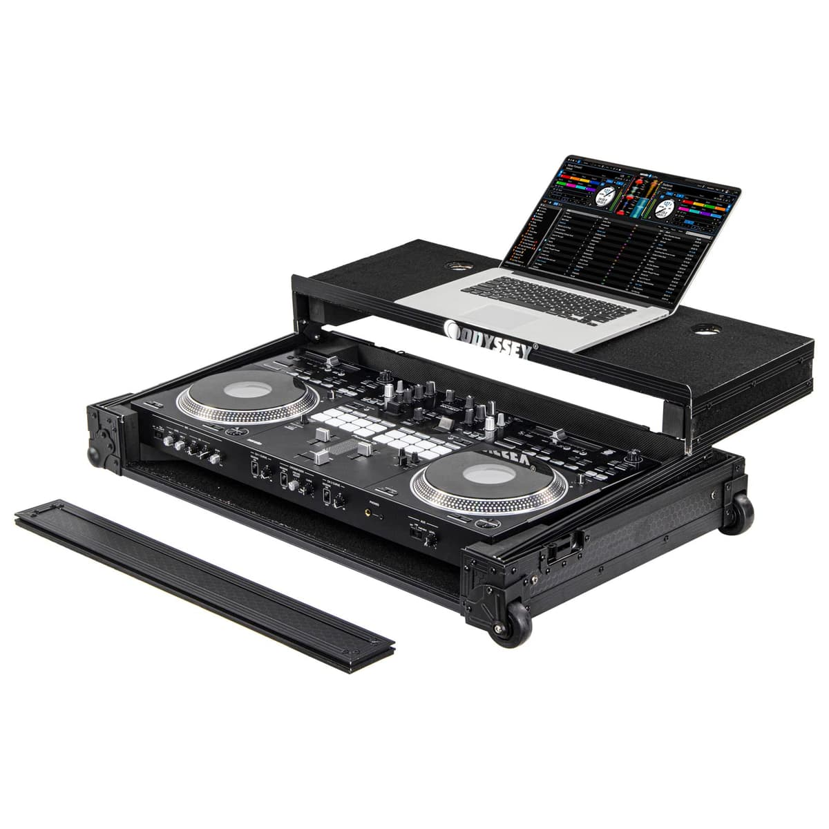Maletín de vuelo Odyssey Cases Industrial Board con plataforma tipo deslizable para laptop para Pioneer DDJ-REV7 810325