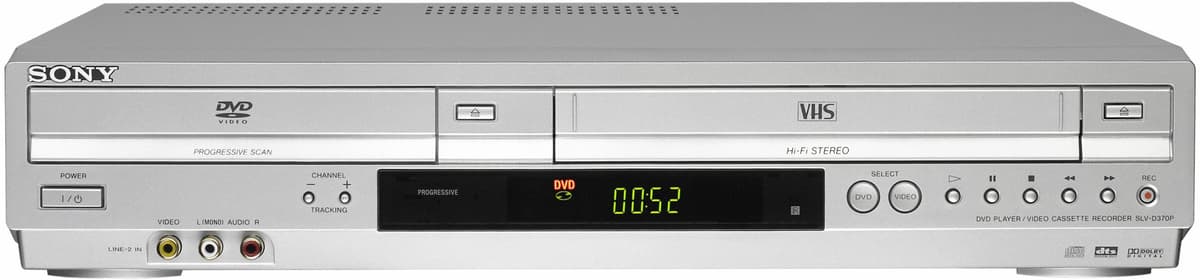 Sony SLVD370P Reproductor Combo DVD/VCR con Escaneo Progresivo