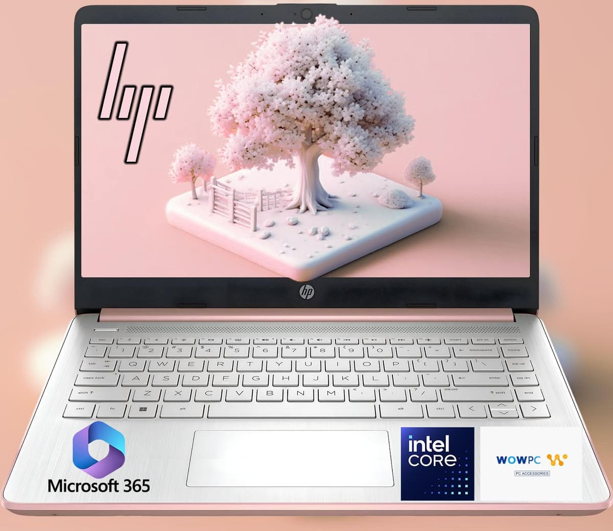 HP Ultrabook 14 • Procesador Intel • 32 GB RAM • 1, 1 TB de almacenamiento (128 GB SSD + 1 TB en OneDrive) • Hasta 12 horas de batería • Windows 11 Home • con USB de recuperación WOWPC