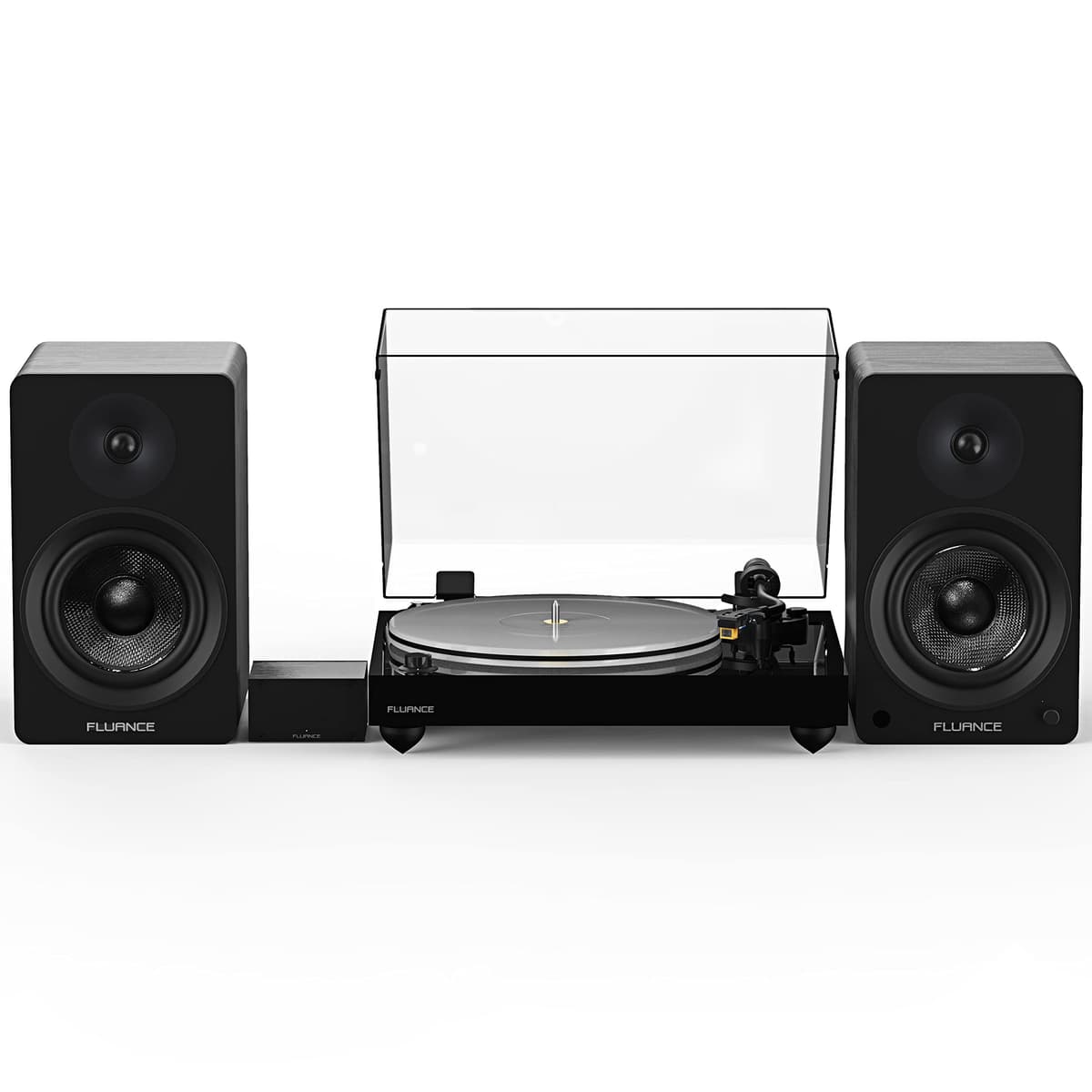 Fluance Reference RT85N (Piano Black) - Sistema HiFi con PA10, Ai61 y Nagaoka MP-110 RT85NTPA61