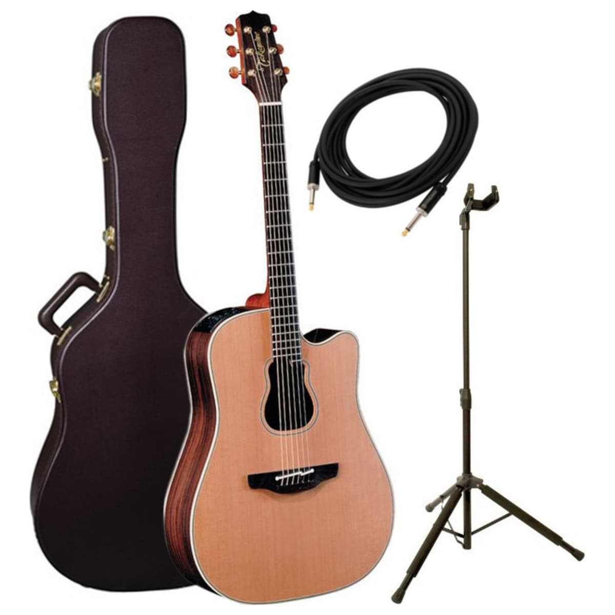 Takamine GB7C Garth Brooks Guitarra acústica-electro con estuche, pie y cable