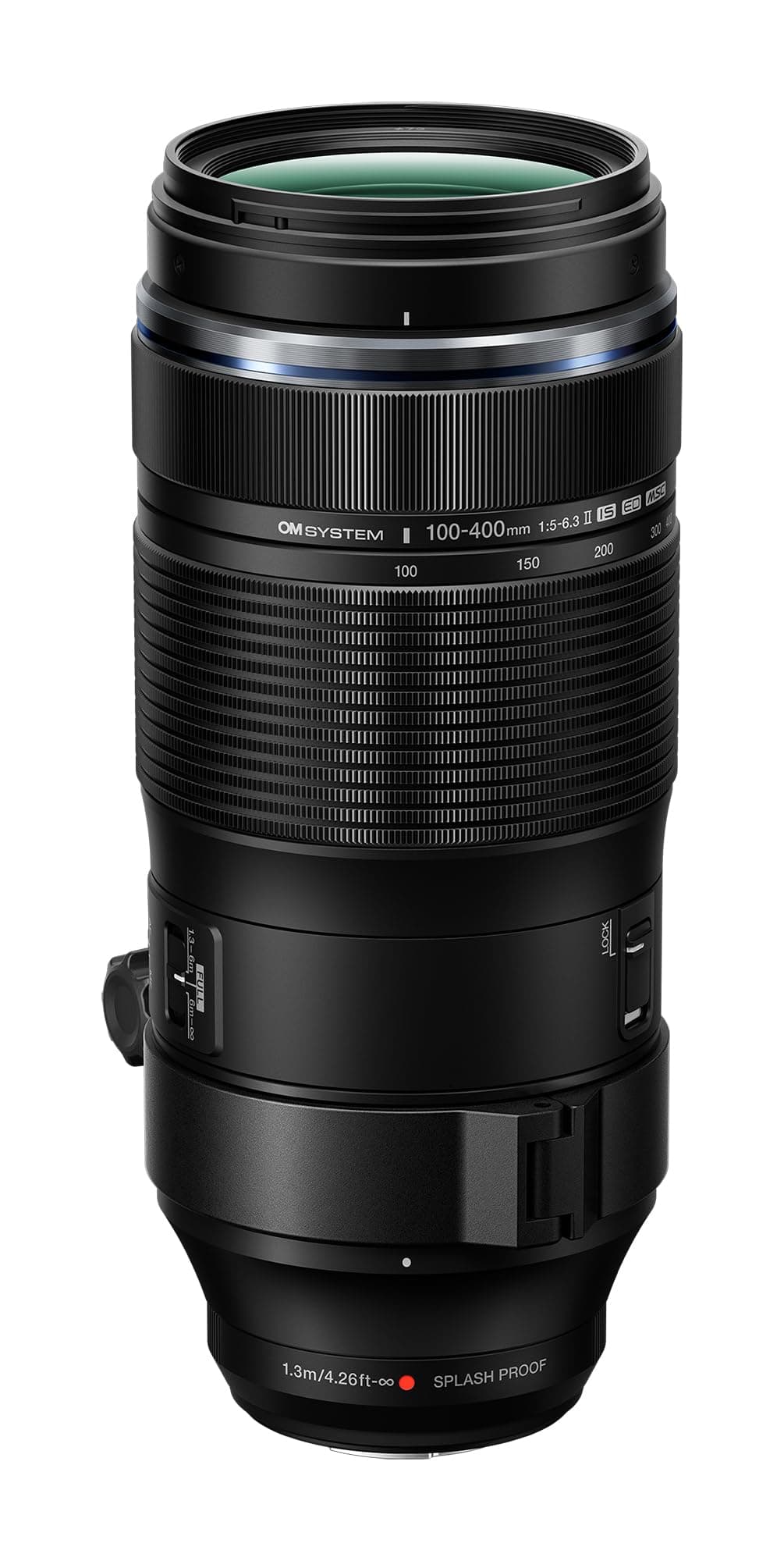OM SYSTEM M.Zuiko Digital ED 100-400mm F5.0-6.3 IS II: telezoom compacto para Micro Four Thirds V336000BW000