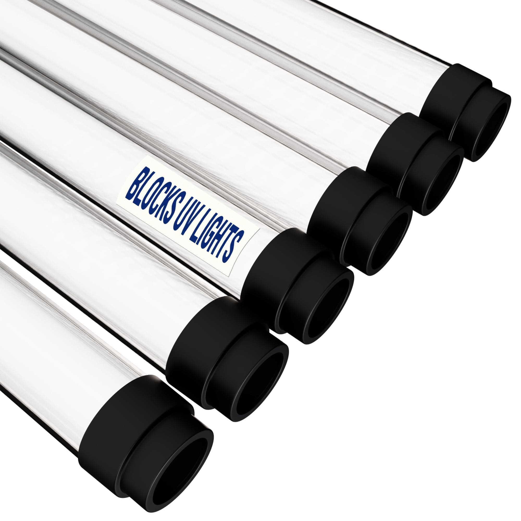 KASTLITE Cubiertas Protectoras T8 para Tubos 4ft - Clear 48-Pack T8-48-KL-CLEAR-UV-48PK