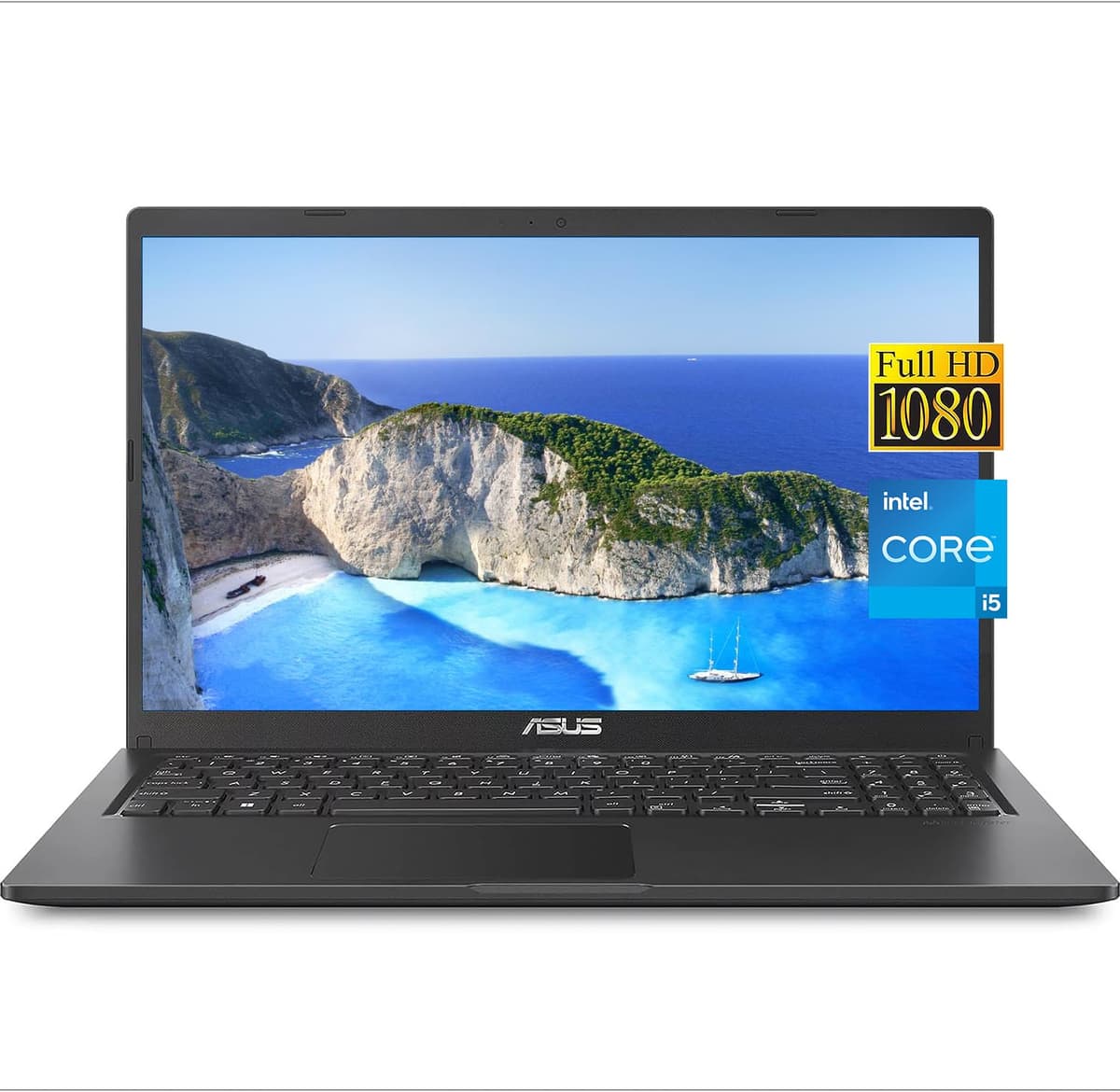 Asus VivoBook insignia 15.6" FHD para negocios Intel Core i5-1135G7 (hasta 4.2 GHz, más rápido que i7-1065G7) 20GB RAM 1TB SSD PCIe Intel Iris Xe Gráficos Wi-Fi Cámara HDMI Win 11 con accesorio GM Negro