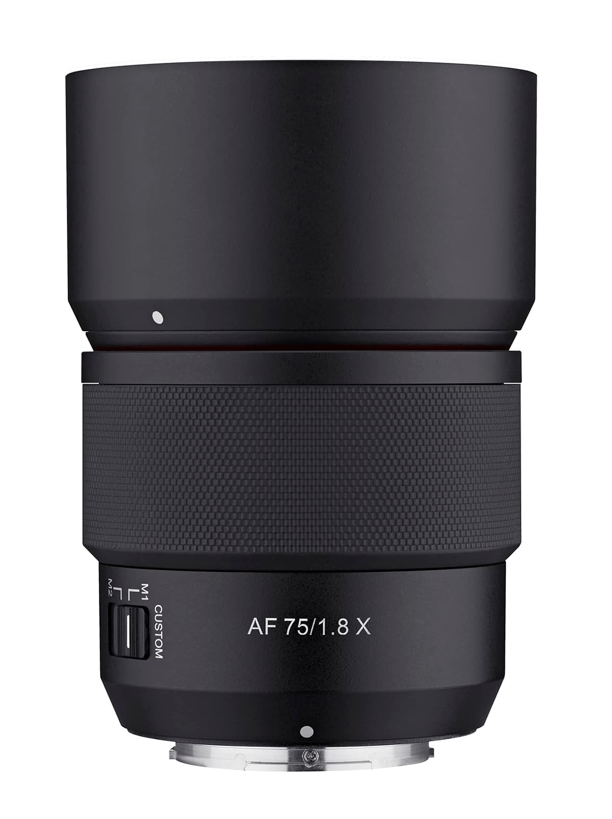 Samyang AF 75mm F1.8 X Lente telefoto compacto para Fujifilm X, AF STM, resistente a la intemperie SYIO75AF-FX