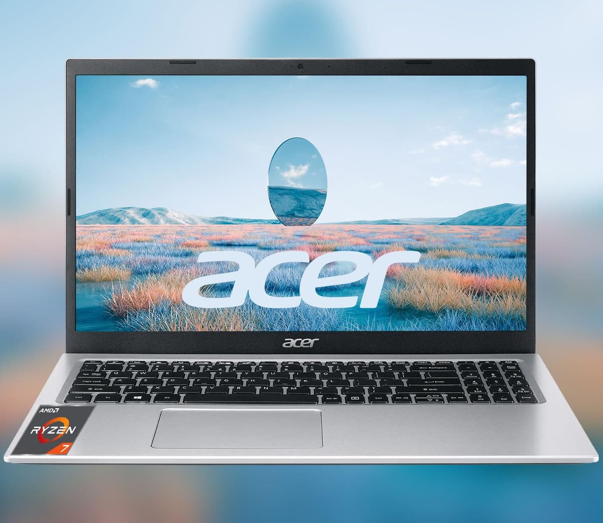 acer Aspire 3 Laptop, pantalla 15.6" FHD 1920 x 1080, 32 GB RAM, 1 TB SSD, procesador AMD Ryzen 7, WiFi 6, cámara HD, Windows 11 Pro, teclado retroiluminado, hasta 8 horas de batería