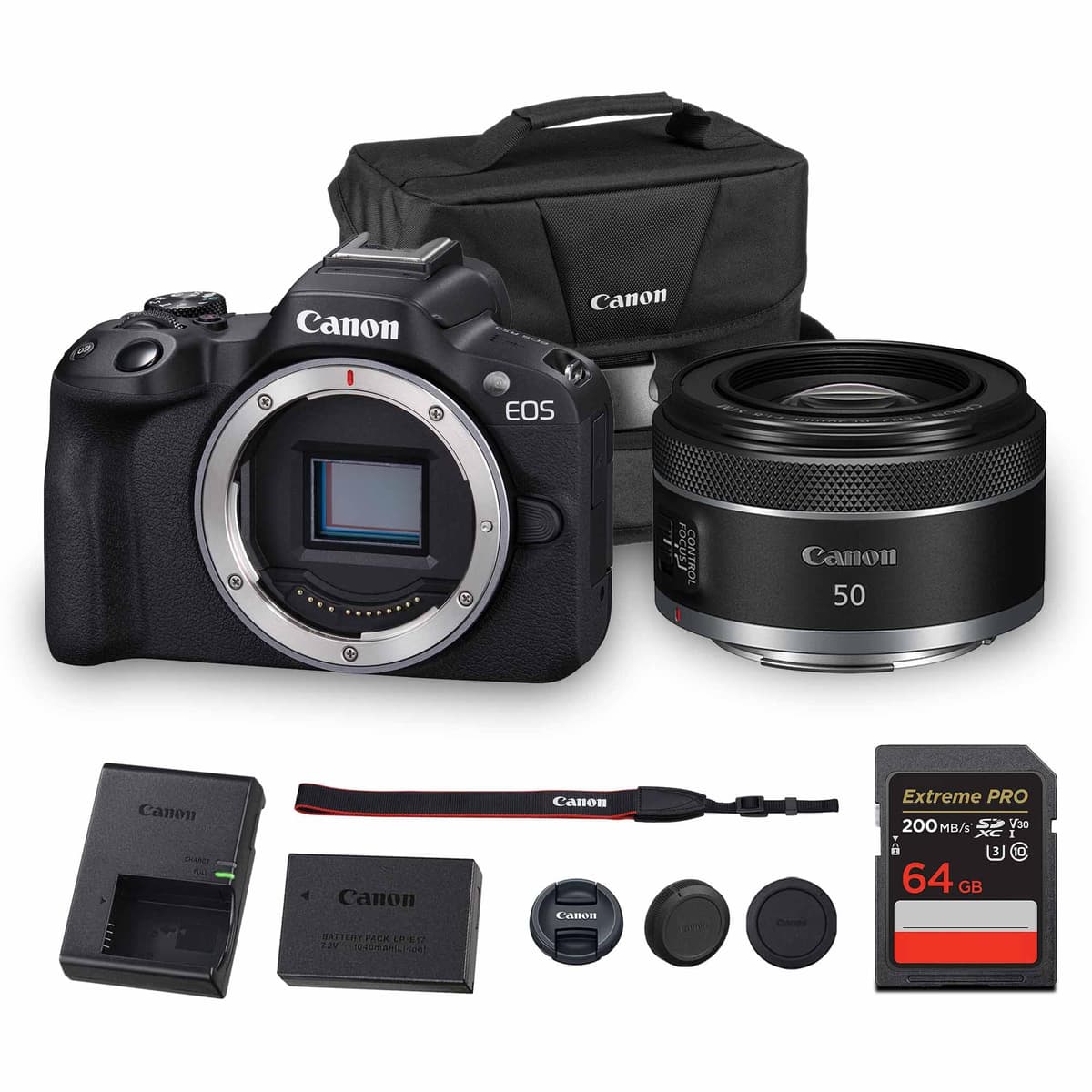 Canon EOS R50 Mirrorless Camera + RF 50mm f/1.8 STM - Cámara compacta APS-C para vlogging 5811C002_EDIPL_5