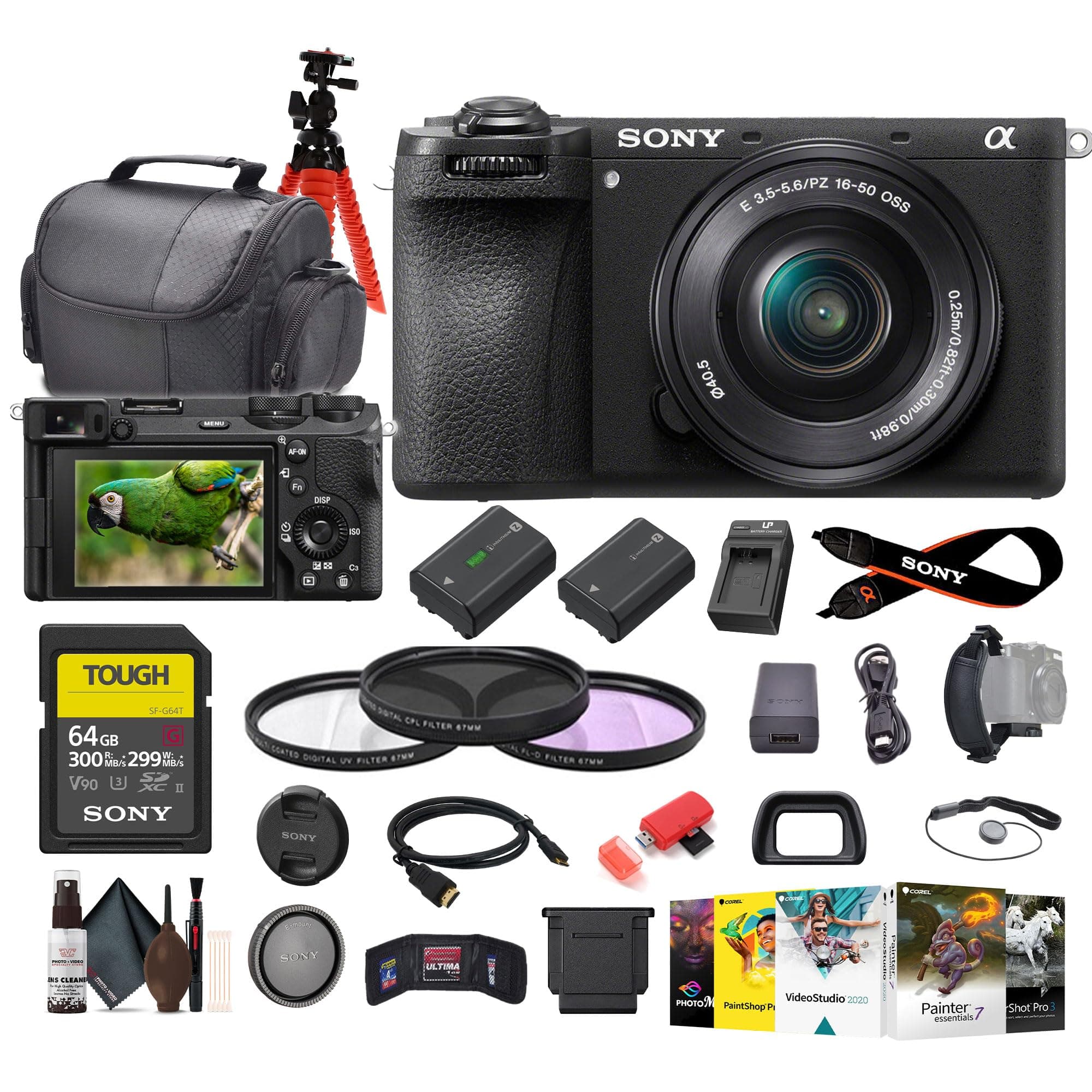 Sony a6700 Mirrorless Vlogger Camera con 16-50mm + 64GB Tough + NP-FZ100 + Software y Accesorios ILCE-6700L_EDIAV_2