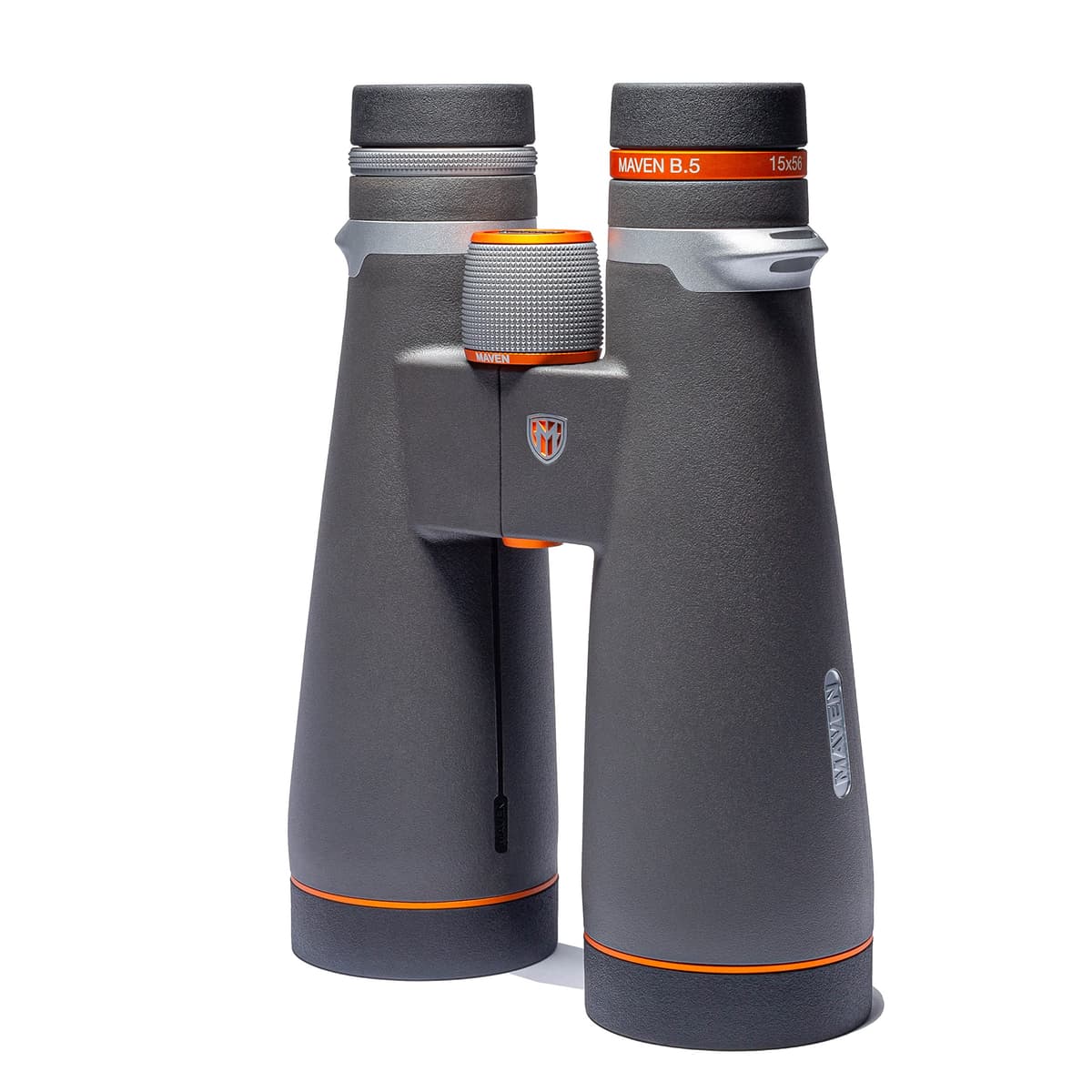 Maven B5 56 mm FL Binoculares 18X56, Gris/Naranja B51856BLD3