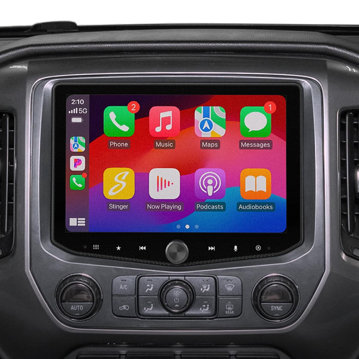Stinger HEIGH10+ 10.1" Chevy Silverado / GMC Sierra (2014-2018) - Radio táctil HD, CarPlay/Android Auto inalámbrico, Compatible Bose