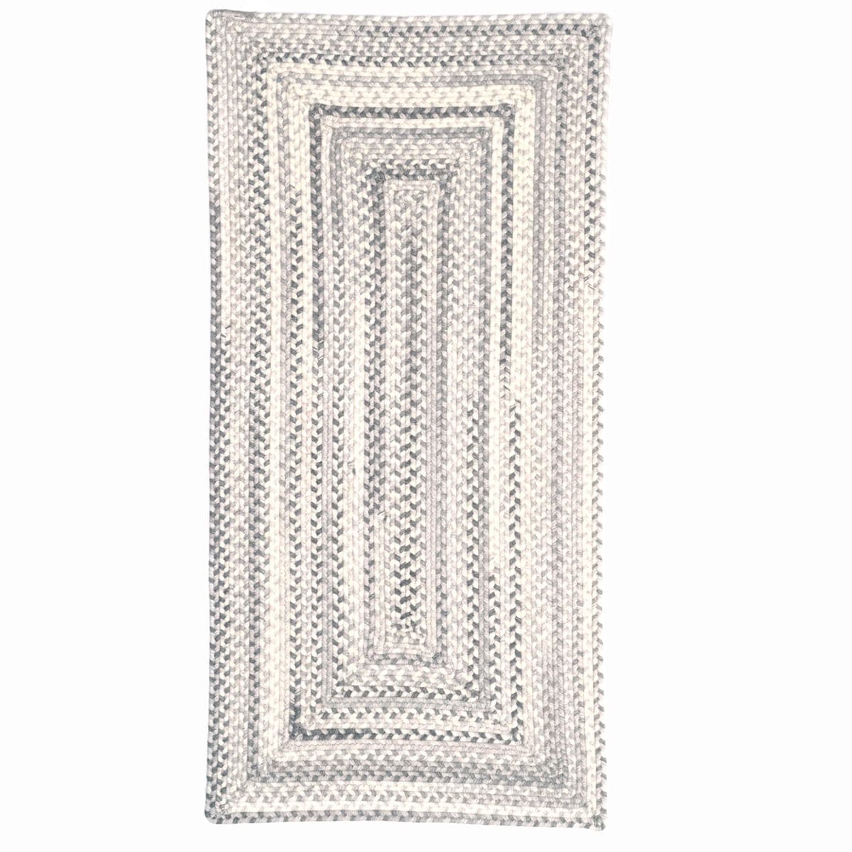 Capel American Heritage Shadow alfombra trenzada rectangular concéntrica 7' x 7' 0555QS07000700300