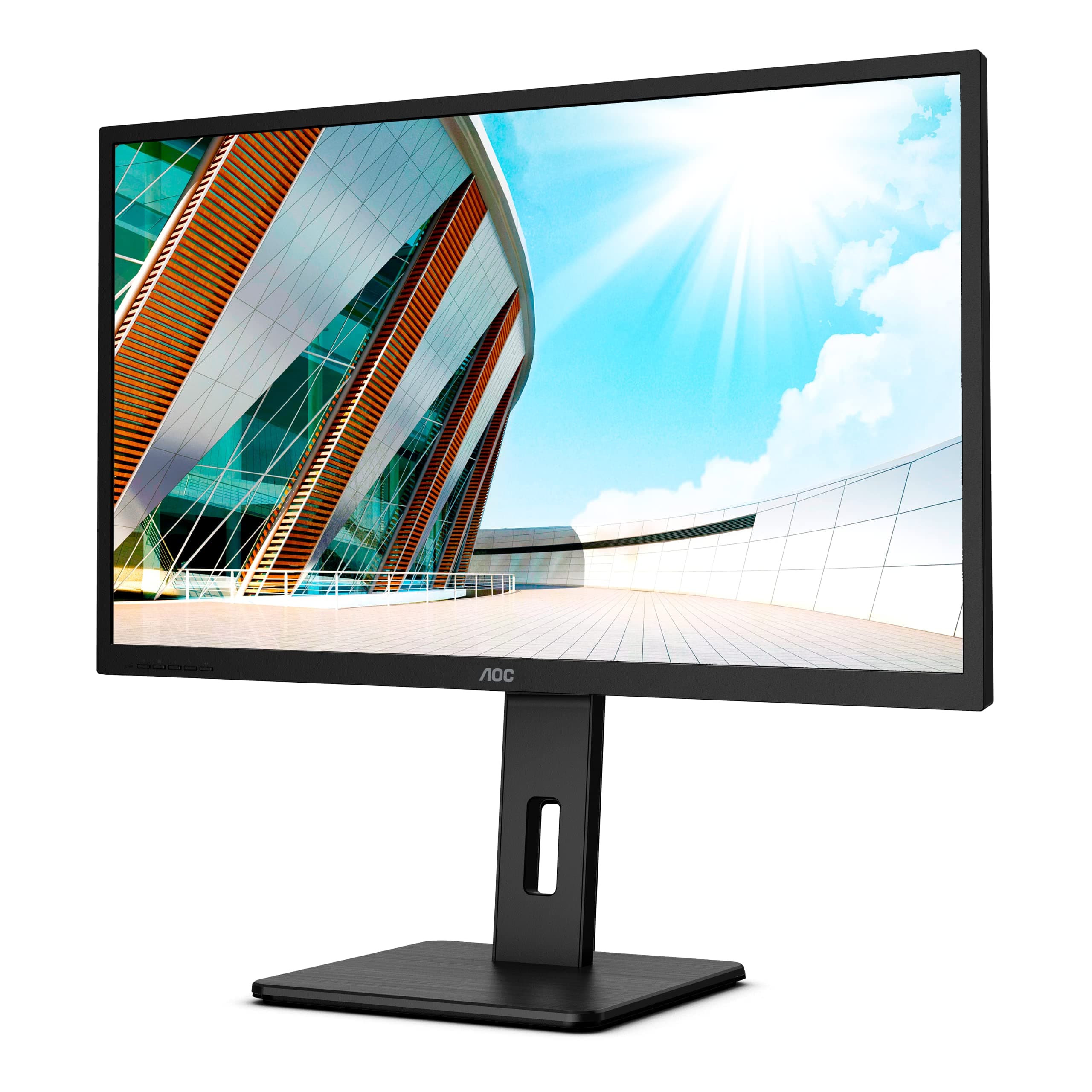 AOC Q32P2 31.5" IPS QHD - Monitor profesional con hub USB
