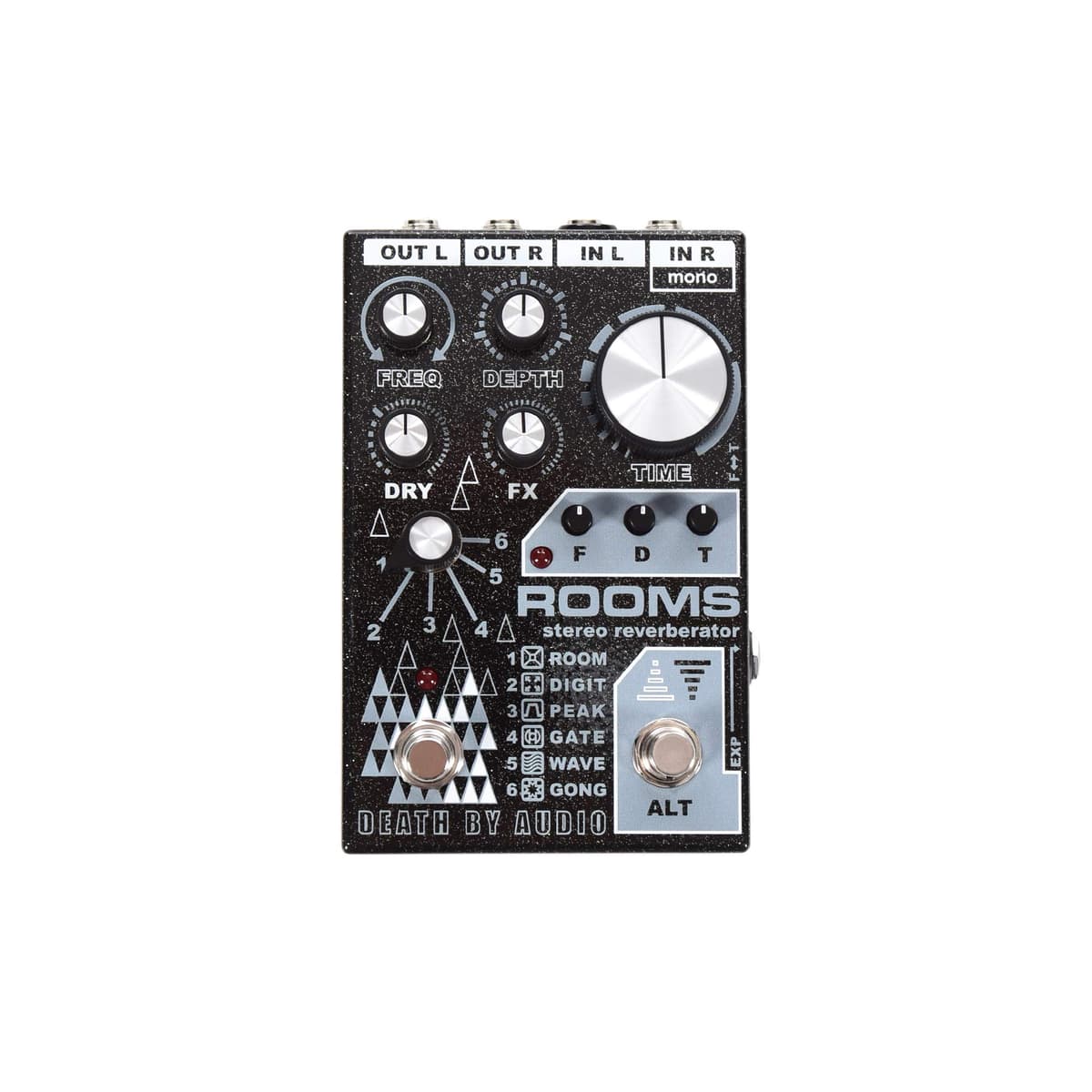 Pedal de Reverberación Estéreo Multicanal Death By Audio Rooms - Preventa