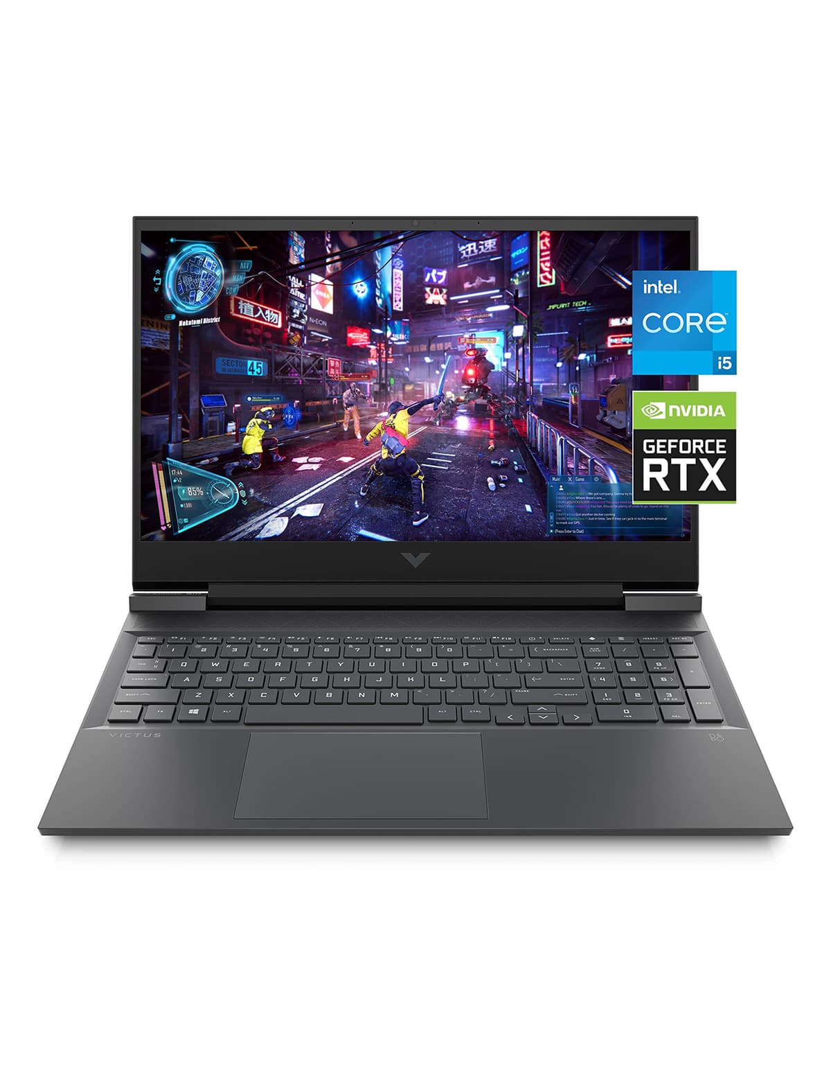 HP Victus 16 Laptop para Juegos, NVIDIA GeForce RTX 3050, Intel Core i5-11260H de 11ª generación, 8 GB de RAM, 512 GB SSD, pantalla Full HD IPS de 16.1”, Windows 10 Home, teclado retroiluminado, carga rápida (16-d0020nr, 2021) 3M64UA#ABA