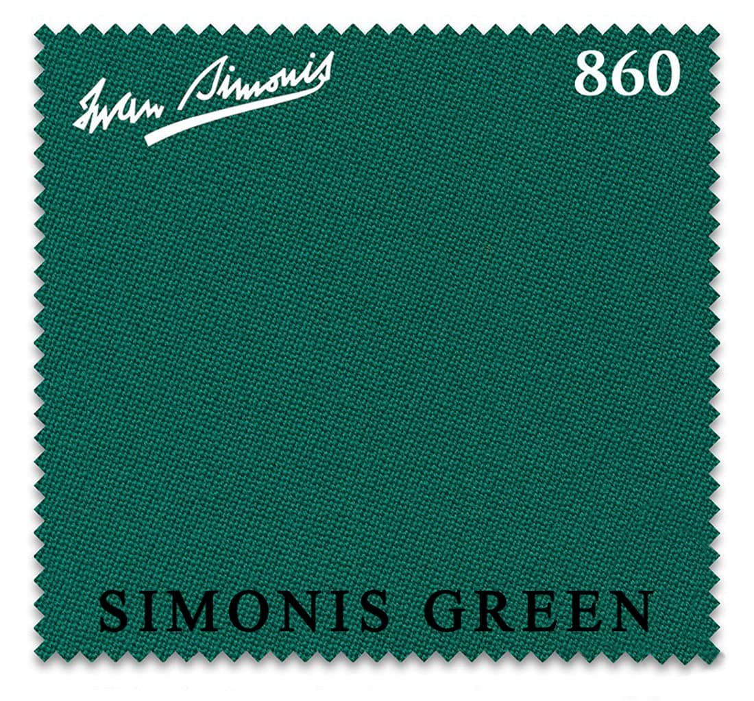 Simonis 860 Pool Billiard Table Cloth - Pre-Cut Rails (Simonis Green, 12 ft)