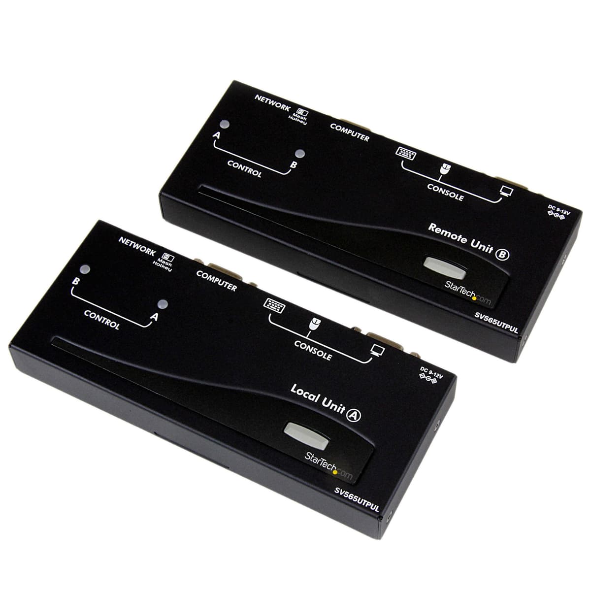StarTech.com Extensor KVM USB VGA de Largo Alcance 1000 pies sobre CAT5/5e CAT6 UTP - Consola KVM sobre Ethernet para múltiples servidores/PCs Grado IT (SV565UTPUL)