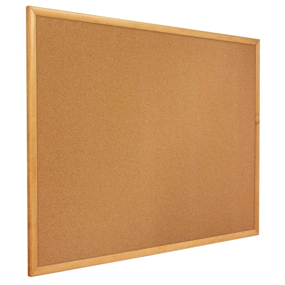 Quartet Tablero de Corcho 4' x 6' con Marco Acabado Roble 307