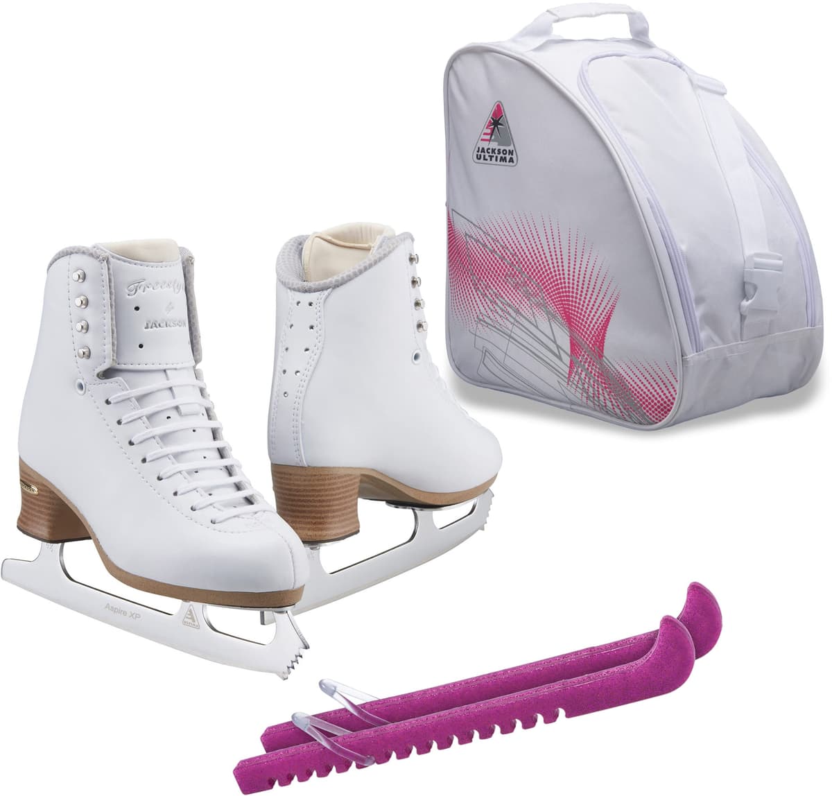 SKATE GURU Jackson Ultima FS2190 Freestyle: Patines artísticos adultos (Medium to Wide) con bolsa y protecciones SG-FBM-JNB-FS2190-W-070