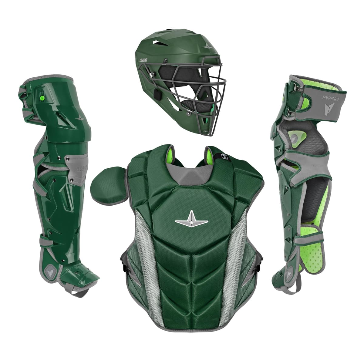 All-Star MVP-PRO Series Catcher's Kit DG/GPH, Medium CKCC-5-LT-MED-DG_GPH