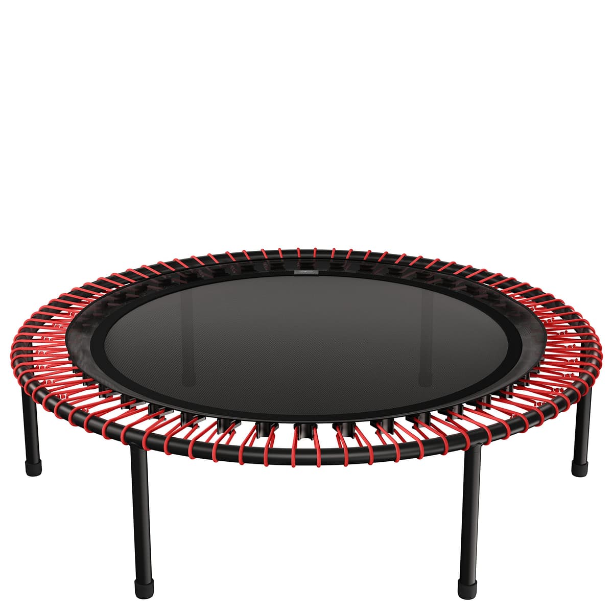 bellicon 39" Fitness Trampoline (red) con patas roscadas y suspensión de gomas hasta 330 lbs (Extra Strong)
