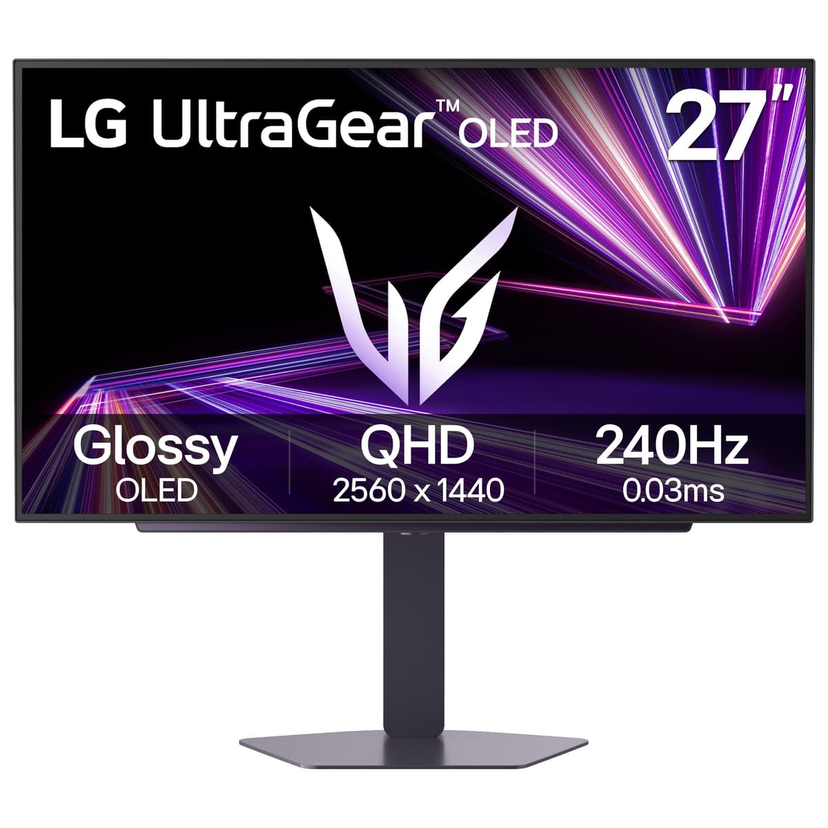 LG 27GX704A-B 27″ UltraGear QHD OLED Gaming Monitor 240Hz, 0.03ms, HDMI 2.1 27GX704A-B.AUS