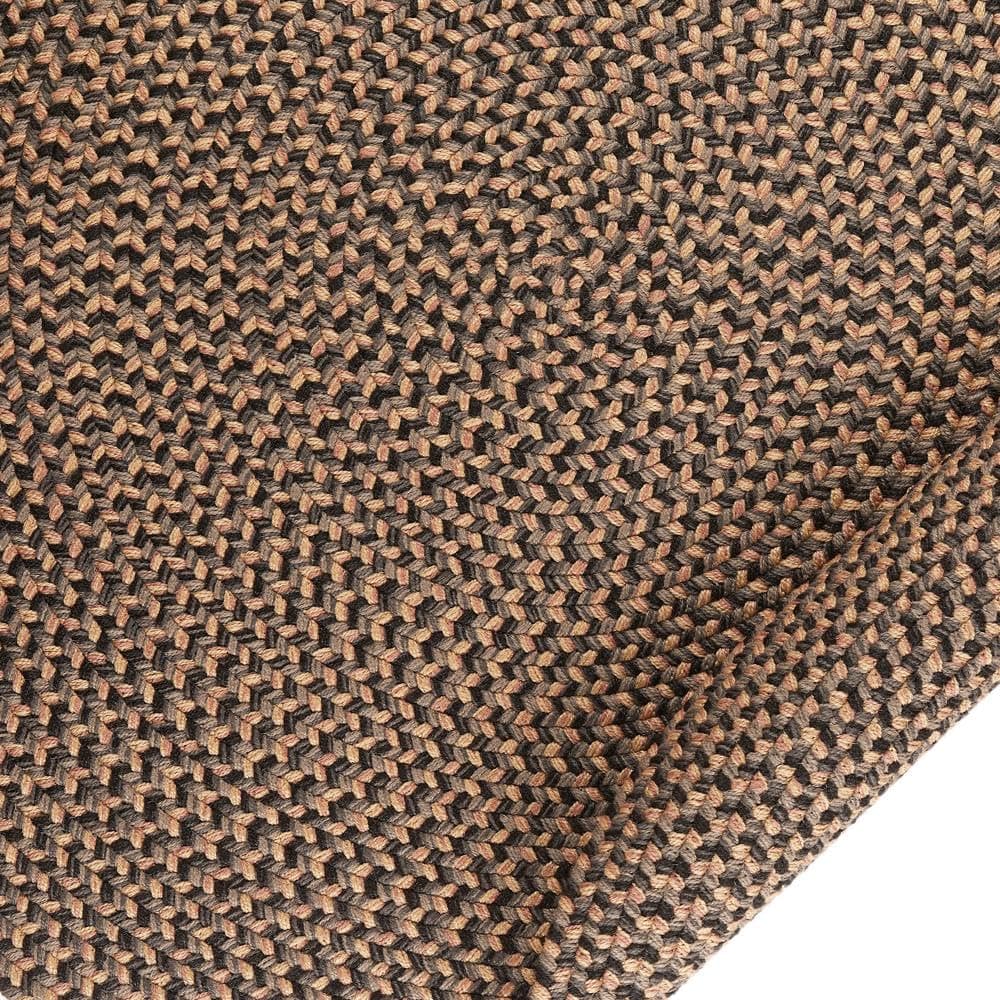 Super Area Rugs Sanibel Alfombra Trenzada Indoor/Outdoor Tweed - Shadow Tweed - 7' Round RHO-SN86R084X084