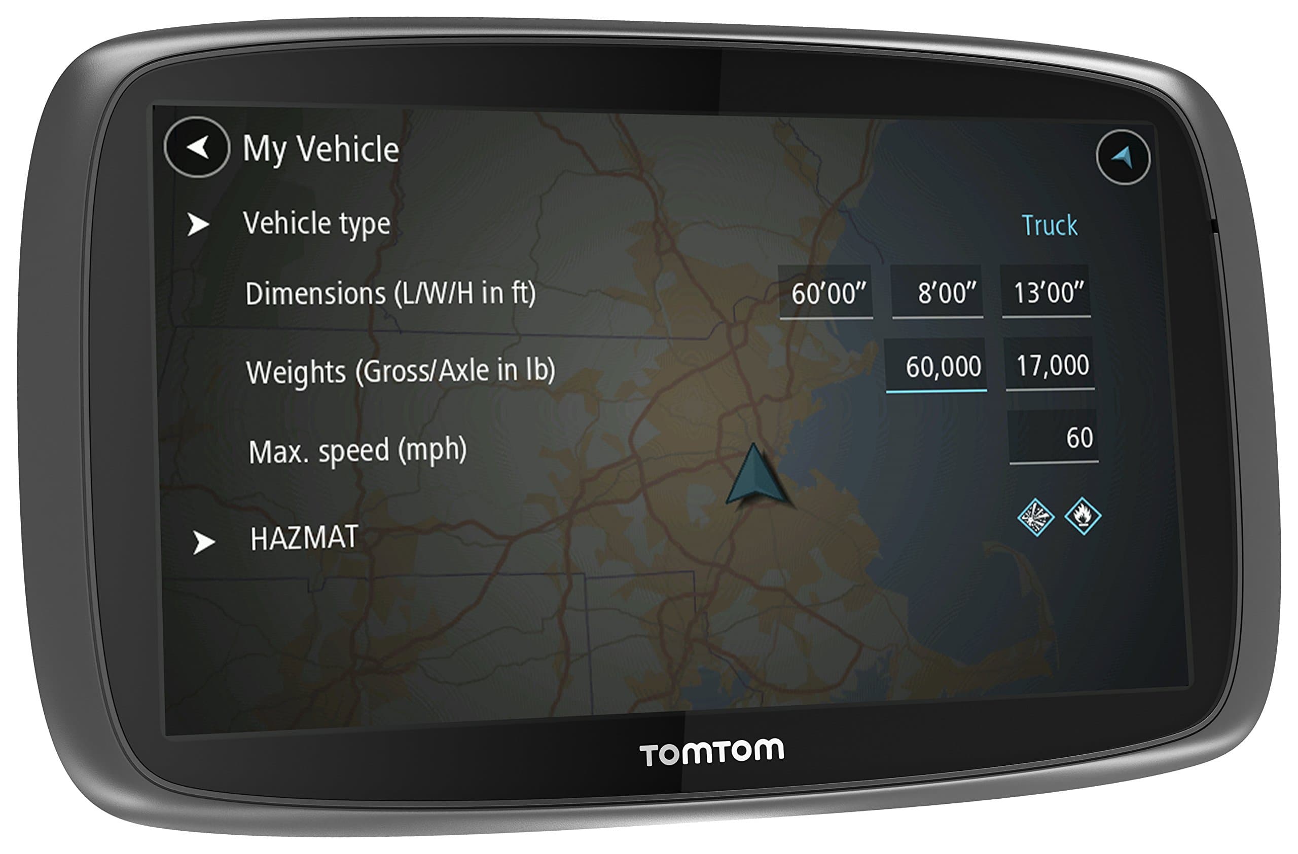 TomTom Trucker 600 GPS - Navegación específica para camiones 1FA6.019.10