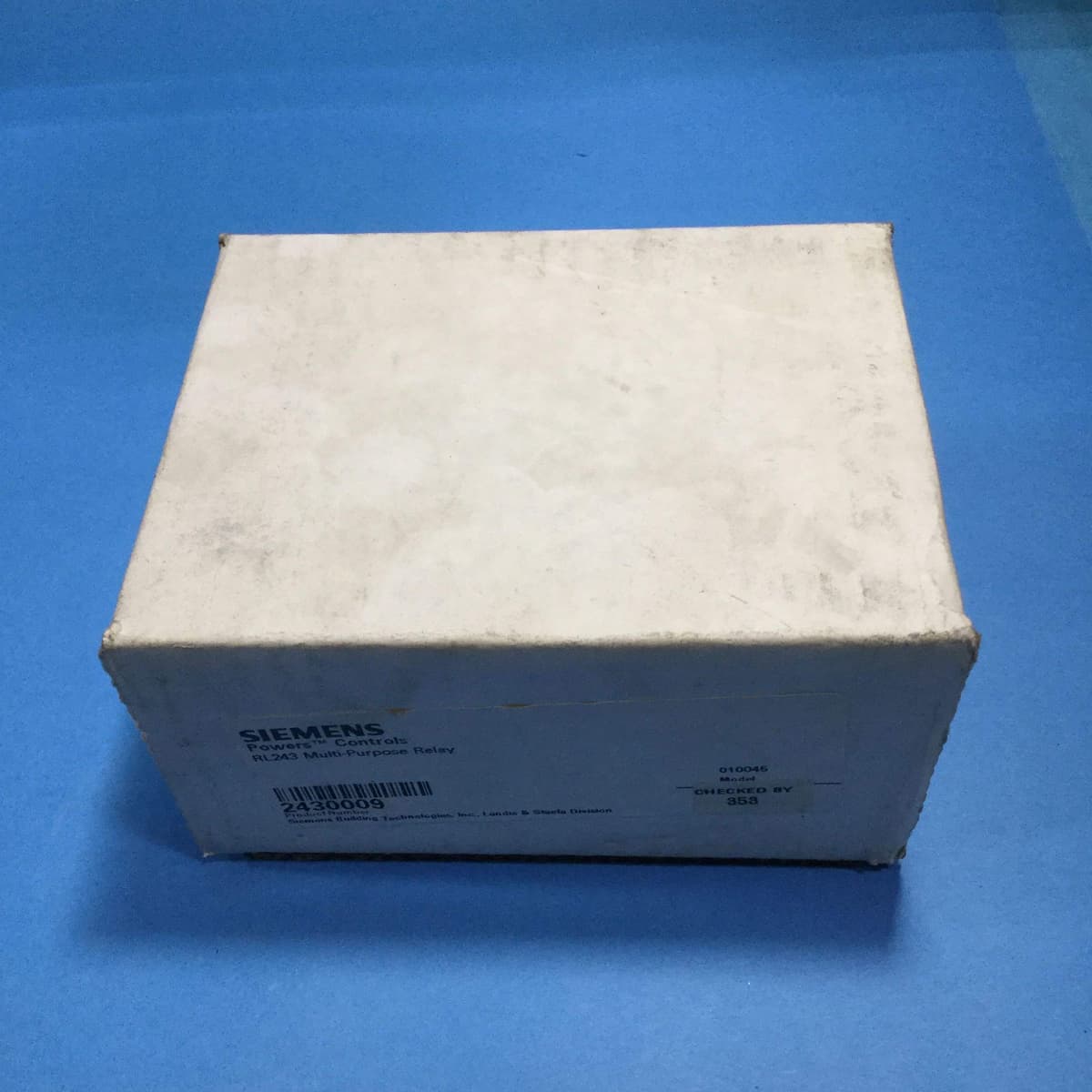 Siemens 243-0009 relé neumático multipropósito RL243