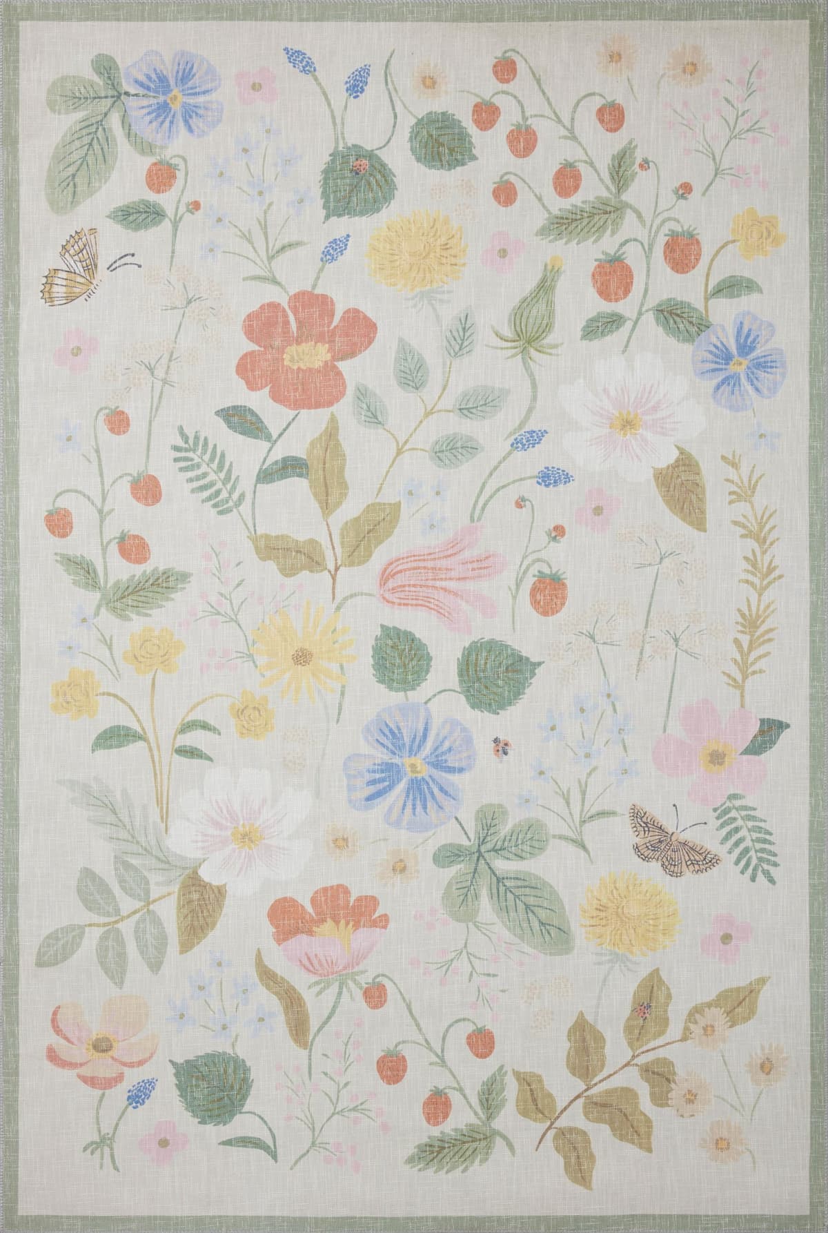 Loloi Rifle Paper Co Cotswolds Ivory Alfombra 8'-6" x 11'-6" COTWCOT-01IV0086B6