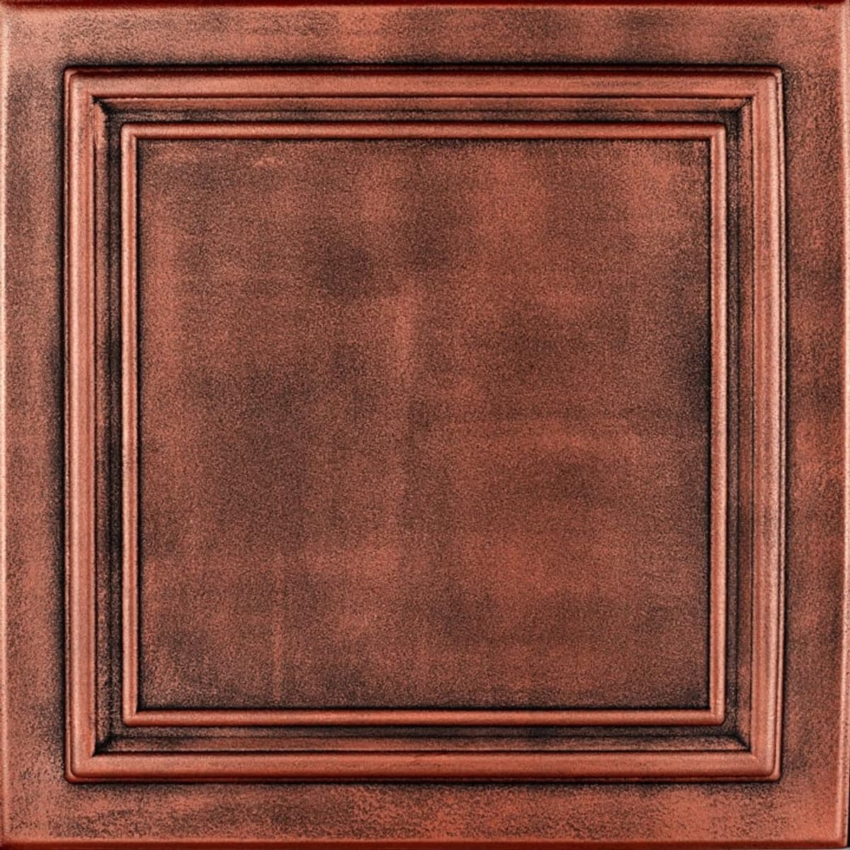À LA MAISON CEILINGS R24 Line Art Foam Glue-up Ceiling Tile (Pack de 144) - Antique Copper R24ac-144